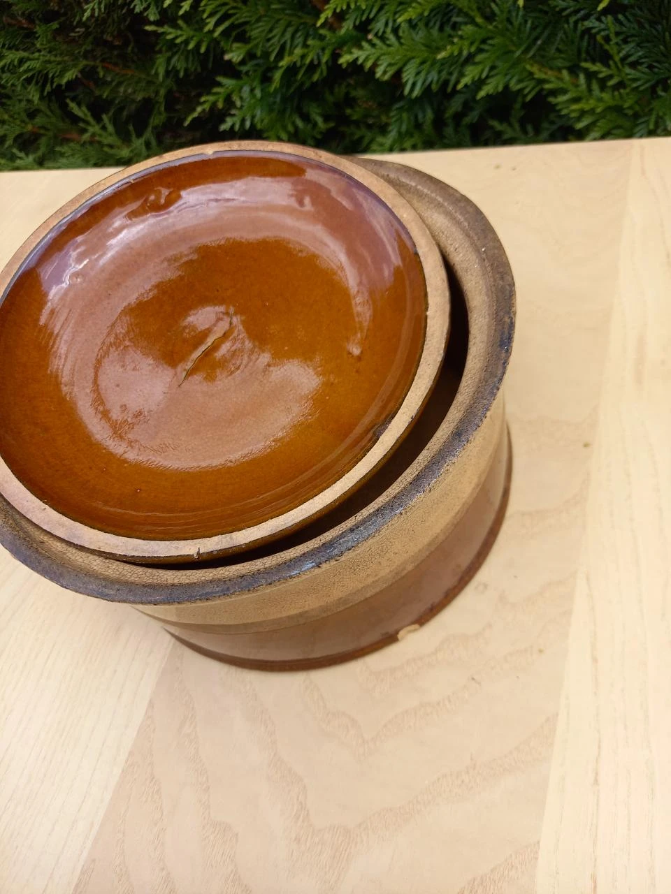 Terrina antigua de terracota – photo 4